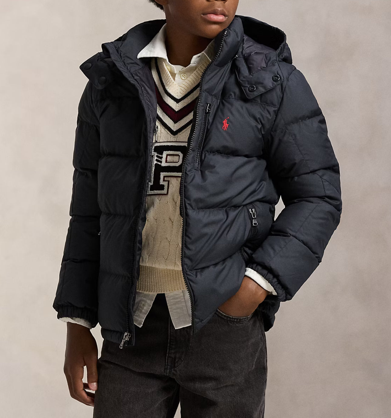 The Gorham Down polo Hooded Jacket