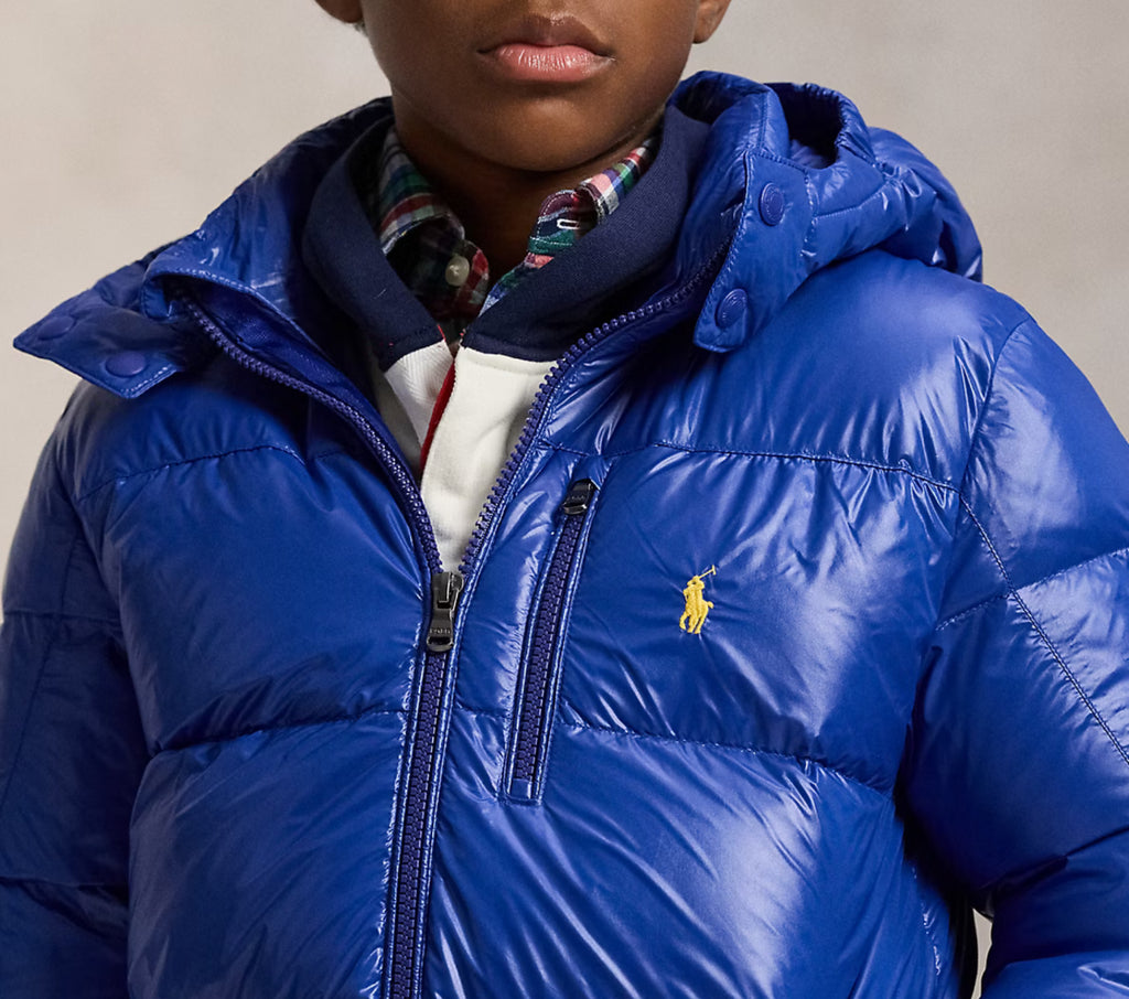 The Gorham Glossed Down polo Jacket